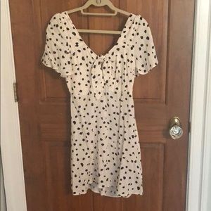 Polka dot mini dress